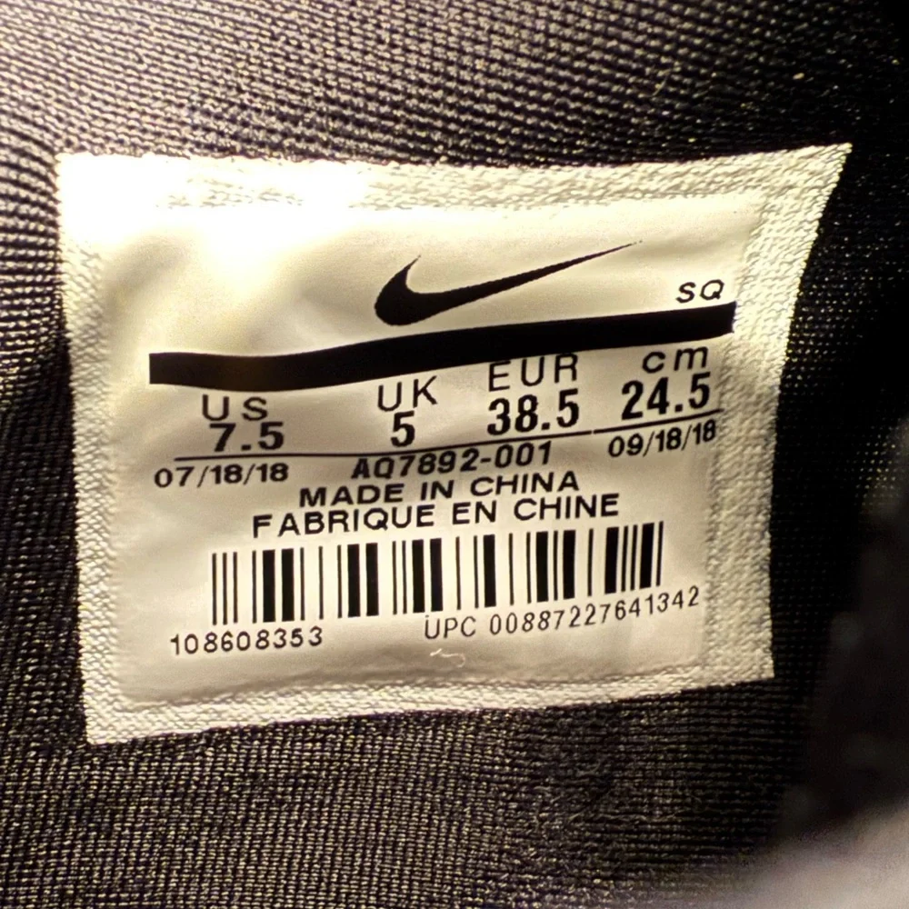 Nike Vandal 2K LX Sneakers Women’s Size 7.5 Black Dark Floral Platform - Picture 5 of 14